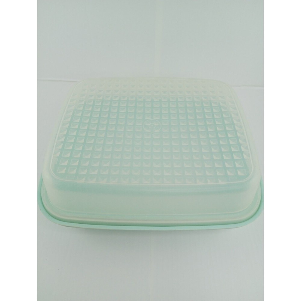 VTG Tupperware Season N Serve Mint Green Meat Marinade Container